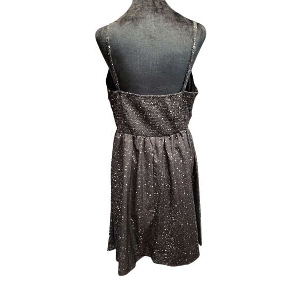 SHEIN NWOT Silver Spaghetti Strap Mini Sundress XL - Picture 8 of 11